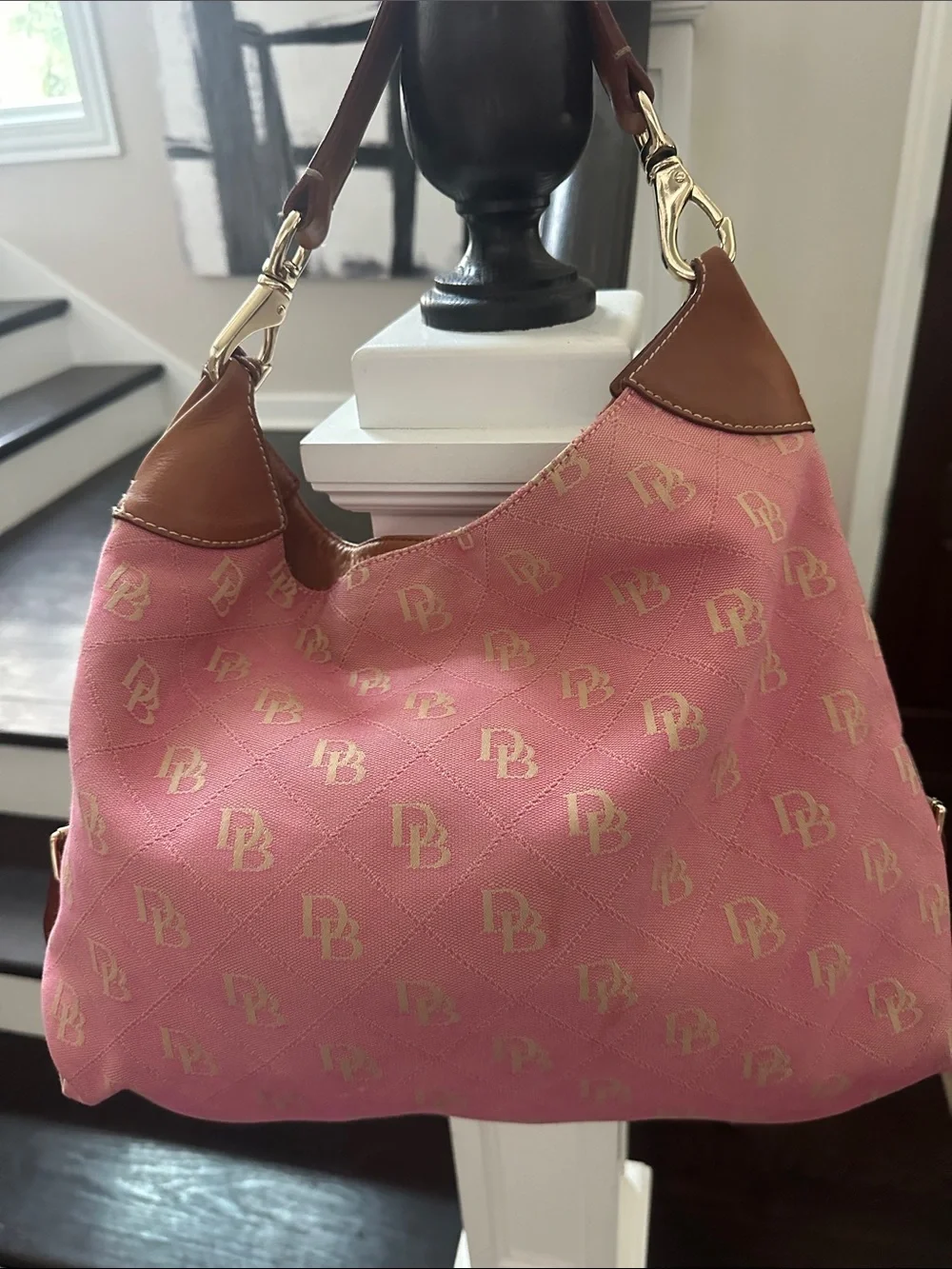 Y2K DOONEY BOURKE LOGO HOBO BAG